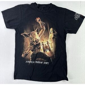American Horror Story 2017 Halloween Horror Nights Shirt Men's Small Black Rare